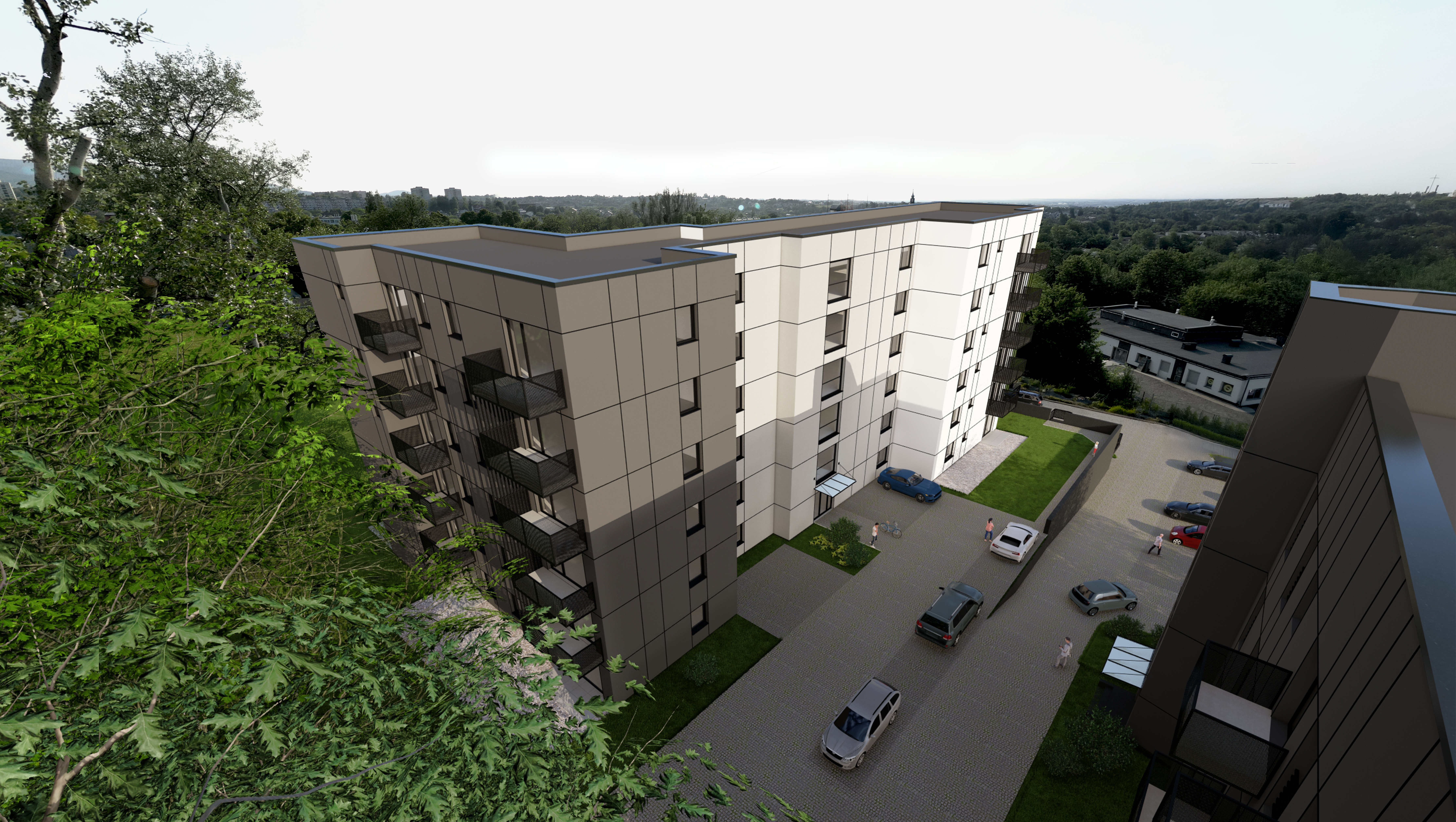 Wizualizacje osiedla wielorodzinnego – OK OFFICE - ujęcie 4